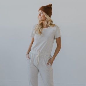 TEMECULA STRIPED JUMPSUIT || ROOLEE